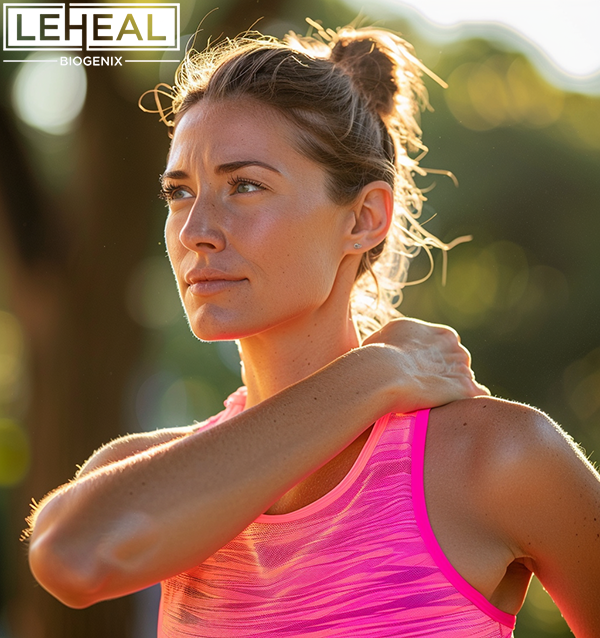 patient consultation for rotator cuff therapy at LeHeal Biogenix